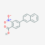 4-naphthalen-2-yl-2-nitrobenzoic Acid molecular structure