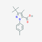 4-methyl-1-(4-methylphenyl)-3-(2-methyl-2-propanyl)-1h-pyrazole-5 -carboxylic Acid