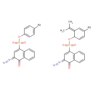 1-Naphthalenesulfonic acid, 3-diazo-3,4-dihydro-4-oxo-,(1-methylethylidene)di-4,1-phenylene ester molecular structure