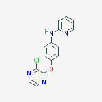 N-(4-(3-chloropyrazin-2-yloxy)phenyl)pyridin-2-amine molecular structure