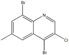 3-Chloro-4,8-dibromo-6-methylquinoline