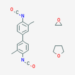 Furan, tetrahydro-, polymer with 4,4-diisocyanato-3,3-dimethyl-1,1-biphenyl and oxirane