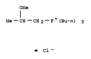 phosphonium, tributyl(2-methoxypropyl)-, chloride (1:1) molecular structure