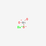 Manganate (MnO32-), barium (1:1) molecular structure