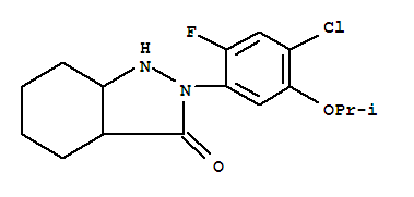 2-[4-chloro-2-fluoro-5-(propan-2-yloxy)phenyl]octahydro-3H-indazol-3-one