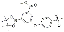 Methyl 3-(4-Methanesulfonylphenoxy)-5-(tetraMethyl- 1,3,2-dioxaborolan-2-yl)benzoate