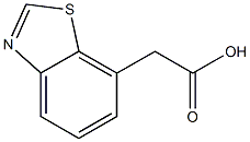 7-Benzothiazoleacetic acid molecular structure