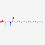 Dodecanamide, N-(2-hydroxypropyl)-N-methyl- molecular structure