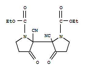 diethyl 2,2'-dicyano-3,3'-dioxo-2,2'-bipyrrolidine-1,1'-dicarboxylate