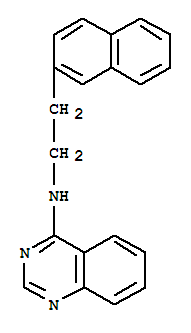 4-quinazolinamine, N-[2-(2-naphthalenyl)ethyl]- molecular structure