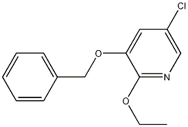 3-Benzyloxy-5-chloro-2-ethoxypyridine molecular structure