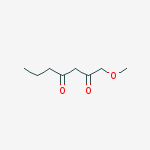 2,4-Heptanedione, 1-methoxy- molecular structure