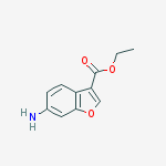 Ethyl 6-amino-1-benzofuran-3-carboxylate molecular structure