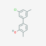 5-(3-chloro-5-methylphenyl)-2-methylphenol molecular structure