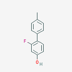 3-fluoro-4-(4-methylphenyl)phenol molecular structure