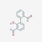 3-(2-formylphenyl)-2-hydroxybenzaldehyde molecular structure