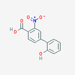 4-(2-hydroxyphenyl)-2-nitrobenzoic Acid molecular structure
