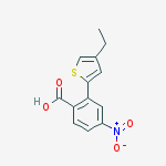 2-(4-ethylthiophen-2-yl)-4-nitrobenzoic Acid