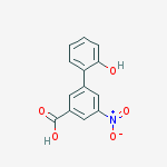 3-(2-hydroxyphenyl)-5-nitrobenzoic Acid molecular structure