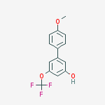 3-(4-methoxyphenyl)-5-(trifluoromethoxy)phenol molecular structure