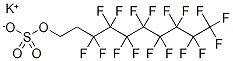 Mono[2-(perfluorooctyl)ethyl] Sulfate Potassium Salt molecular structure