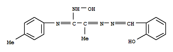 (6E)-6-[(2-{(E)-1-methyl-2-[(4-methylphenyl)amino]-2-nitrosoethenyl}hydrazino)methylidene]cyclohexa-2,4-dien-1-one molecular structure