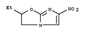 2-ethyl-5-nitro-2,3-dihydro(2-1b)imidazo-oxazole molecular structure
