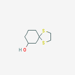 1,4-Dithiaspiro[4.5]decan-7-ol molecular structure