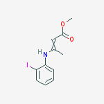 2-Butenoic acid, 3-[(2-iodophenyl)amino]-, methyl ester