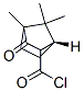 Bicyclo[2.2.1]heptane-2-carbonylchloride, 4,7,7-trimethyl-3-oxo-, (1R,2R,3R)- molecular structure