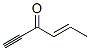 4-Hexen-1-yn-3-one molecular structure