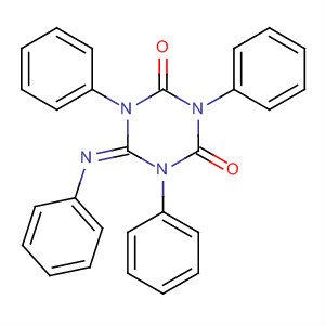 1,3,5-Triazine-2,4(1H,3H)-dione,dihydro-1,3,5-triphenyl-6-(phenylimino)- molecular structure