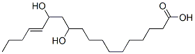 11,13-dihydroxy-14-octadecaenoic acid molecular structure