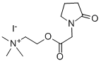2-(Dimethylamino)ethyl (2-oxo-1-pyrrolidinyl)acetate methiodide molecular structure