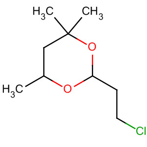 1,3-Dioxane, 2-(2-chloroethyl)-4,4,6-trimethyl-