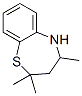 2,3,4,5-Tetrahydro-2,2,4-trimethyl-1,5-benzothiazepine molecular structure