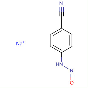 Benzonitrile, 4-(nitrosoamino)-, sodium salt molecular structure
