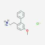 2-(5-methoxybiphenyl-2-yl)ethanaminium chloride