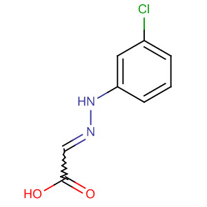 Acetic acid, [(3-chlorophenyl)hydrazono]- molecular structure