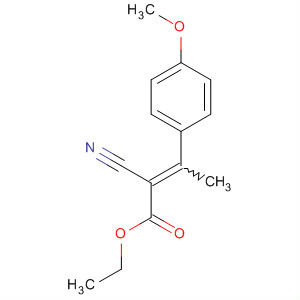 2-Butenoic acid, 2-cyano-3-(4-methoxyphenyl)-, ethyl ester molecular structure