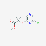 methyl 1-(6-chloropyrazin-2-yloxy)cyclopropanecarboxylate