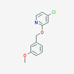 4-Chloro-2-((3-methoxybenzyl)oxy)pyridine molecular structure
