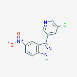 3-(5-Chloropyridin-3-yl)-5-nitro-1H-indazole molecular structure