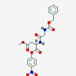 4-methyl 1-(4-nitrophenyl) n-[(benzyloxy)carbonyl]glycylaspartate