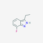 1H-Indazole-3,6-dicarboxylic acid, 4-bromo- molecular structure