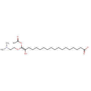 1-Hexadecen-2-ol, 1-[2-(dimethylamino)ethoxy]-, acetate (ester), (E)- molecular structure