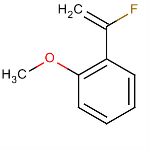 Benzene, 1-(1-fluoroethenyl)-2-methoxy- molecular structure