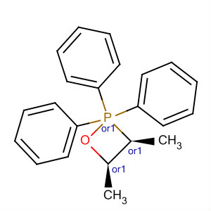 1,2-Oxaphosphetane, 2,2-dihydro-3,4-dimethyl-2,2,2-triphenyl-, cis- molecular structure
