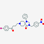 N-(4-nitrobenzyl)spiperone molecular structure