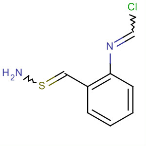 Benzenecarboximidoyl chloride, N-(aminothioxomethyl)- molecular structure